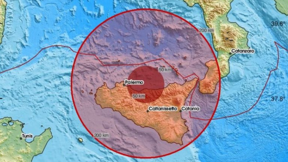 Tsunami Alert Issued Near Sicily After Series of Earthquakes