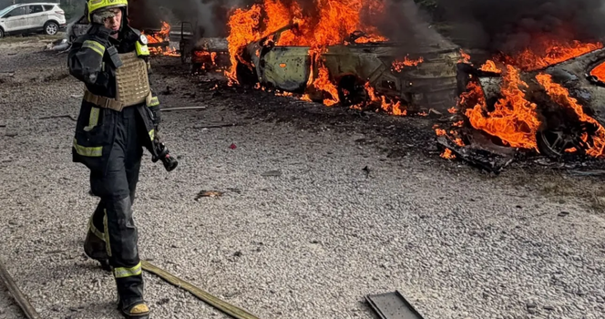 Russian Drone Strike on Ukraine Train Station Kills at Least 13